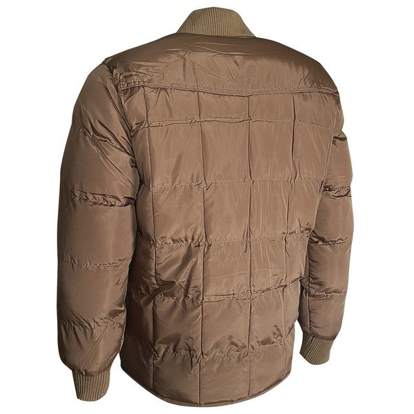 Padded Insulated Warm Heavyweight Bomber Jacket