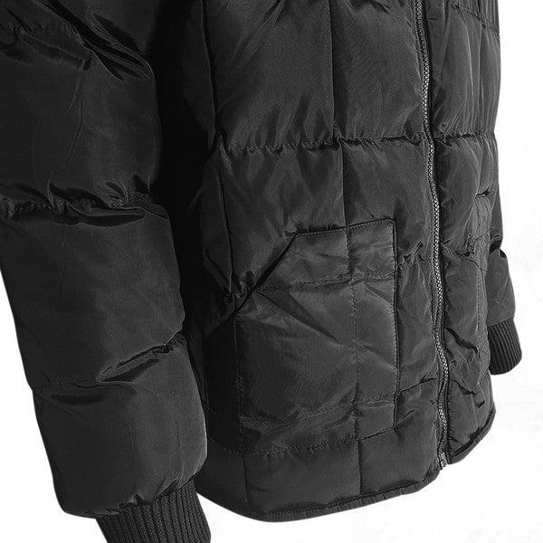 Padded Insulated Warm Heavyweight Bomber Jacket