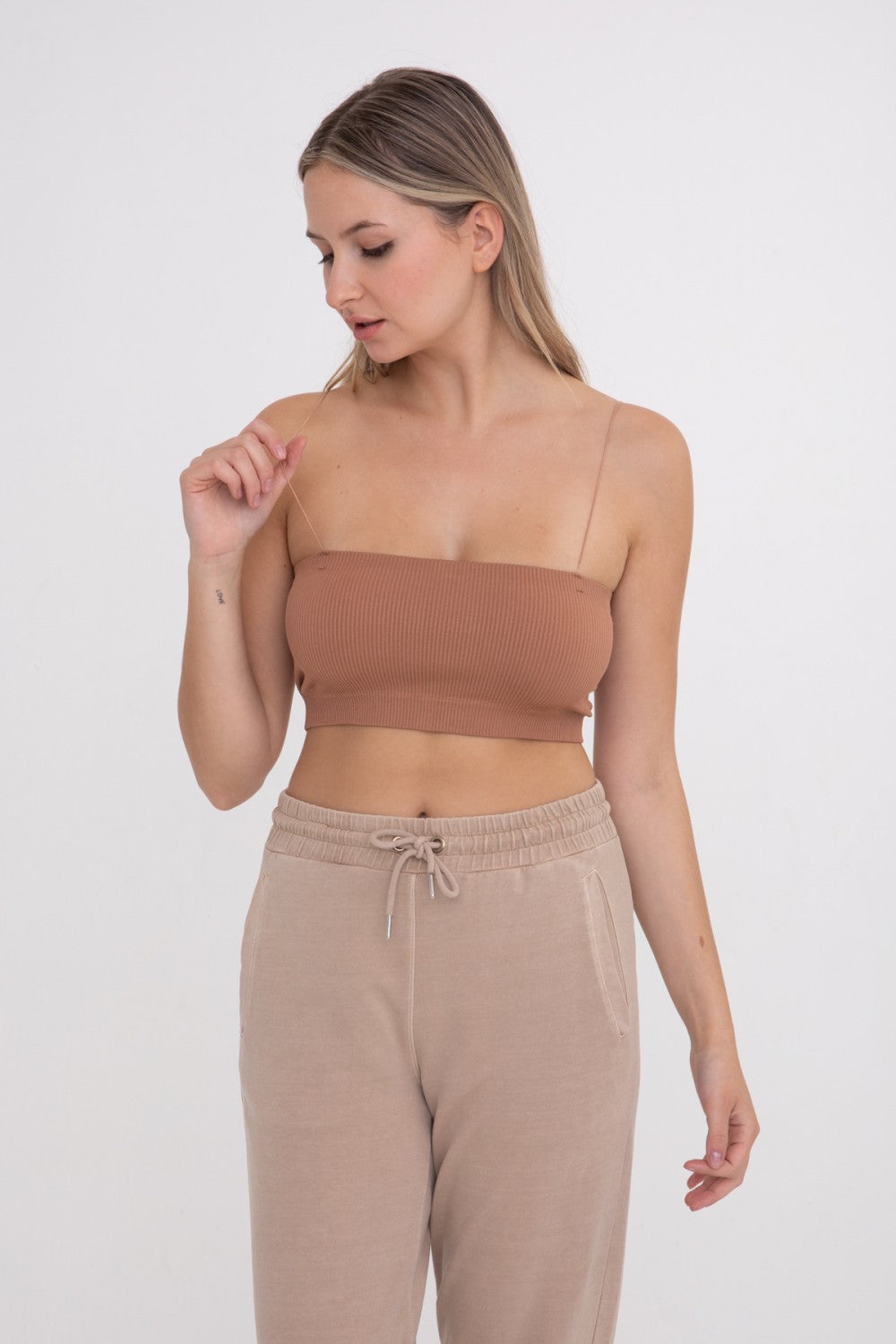 Thin Strap Bandeau Top