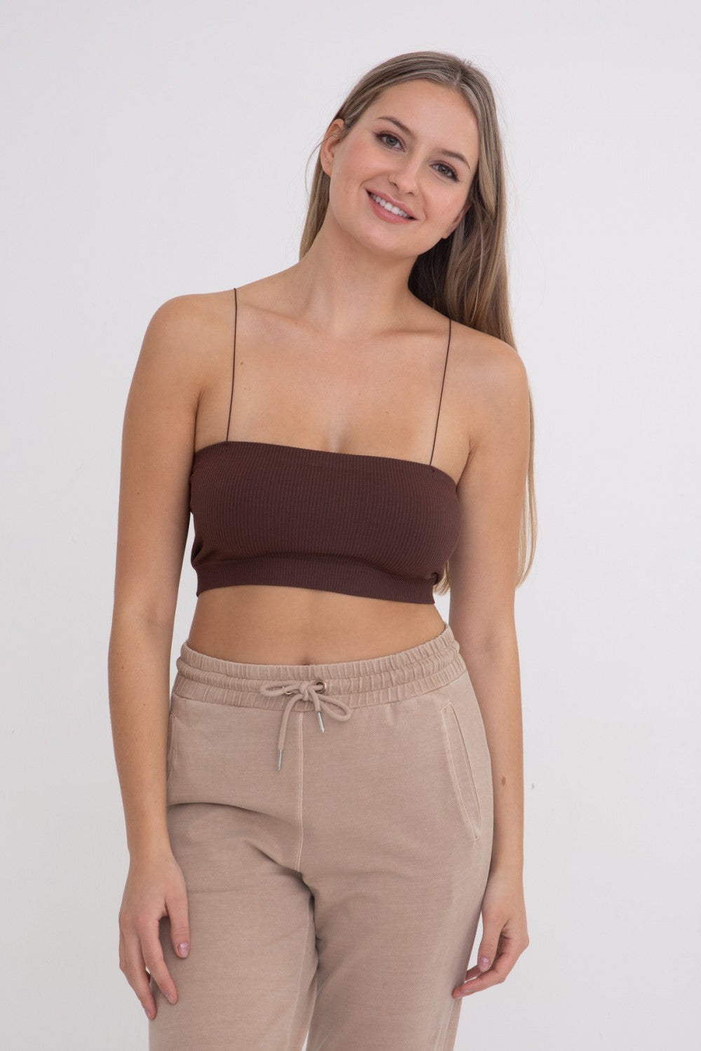 Thin Strap Bandeau Top