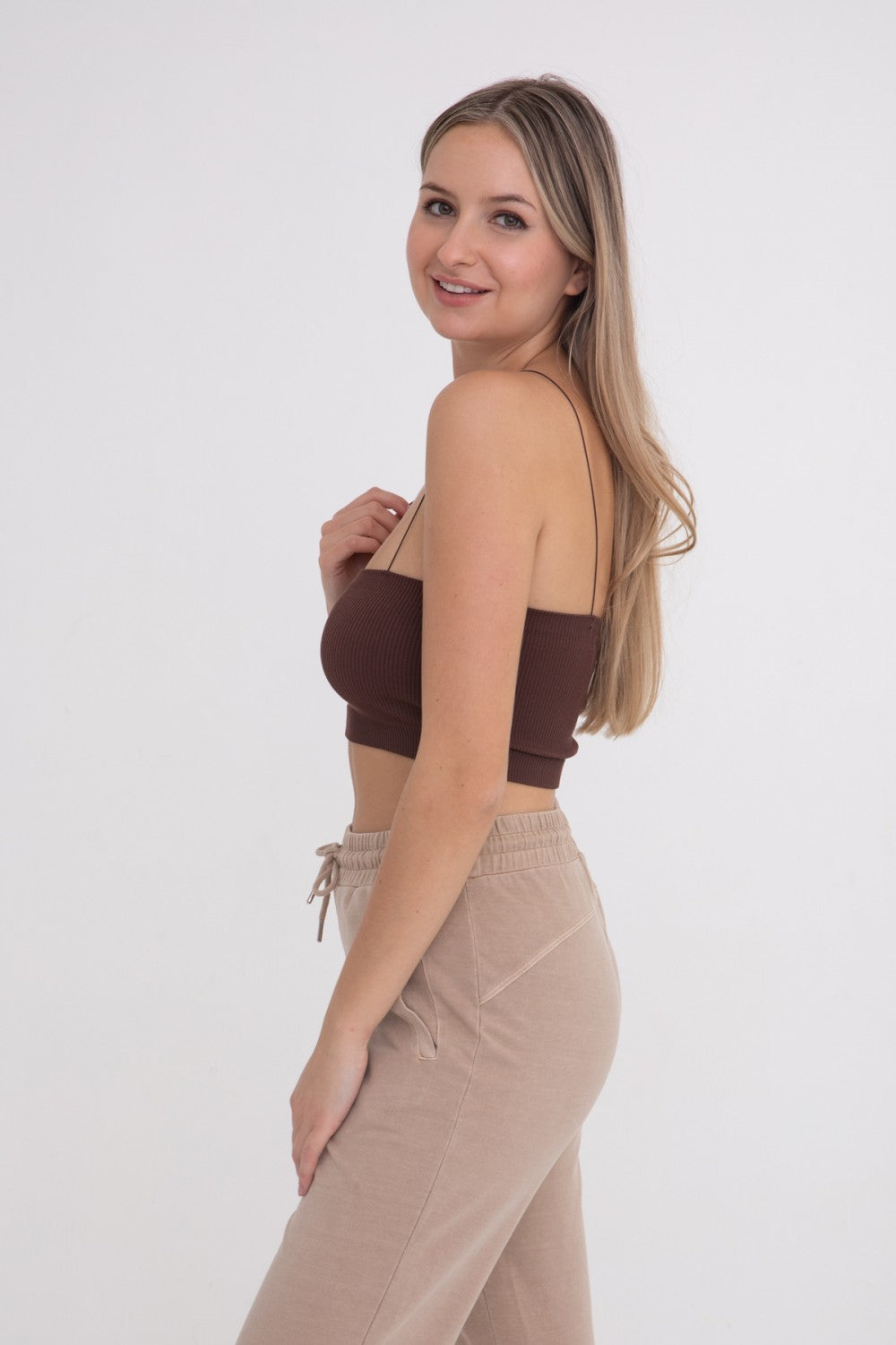 Thin Strap Bandeau Top