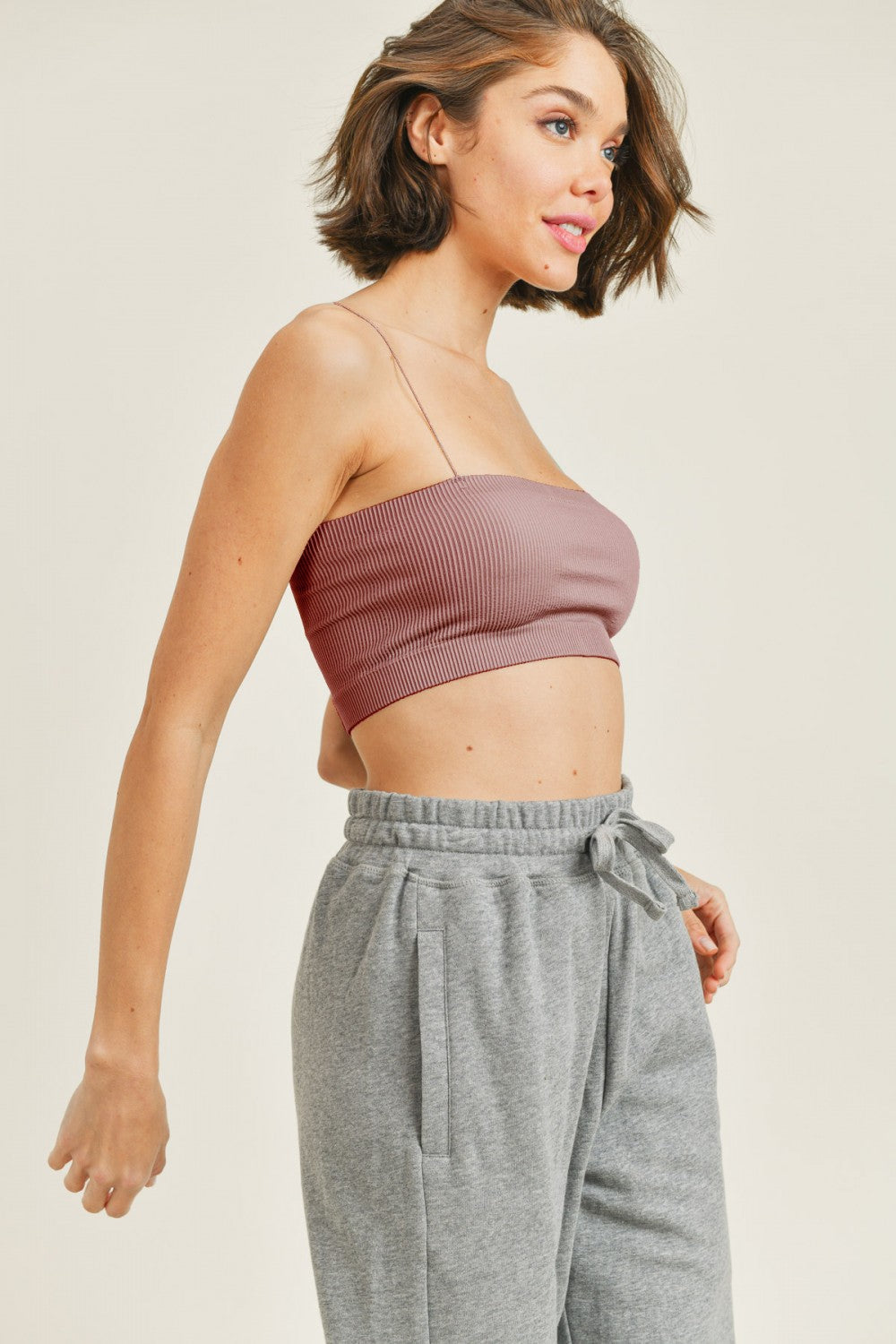 Thin Strap Bandeau Top