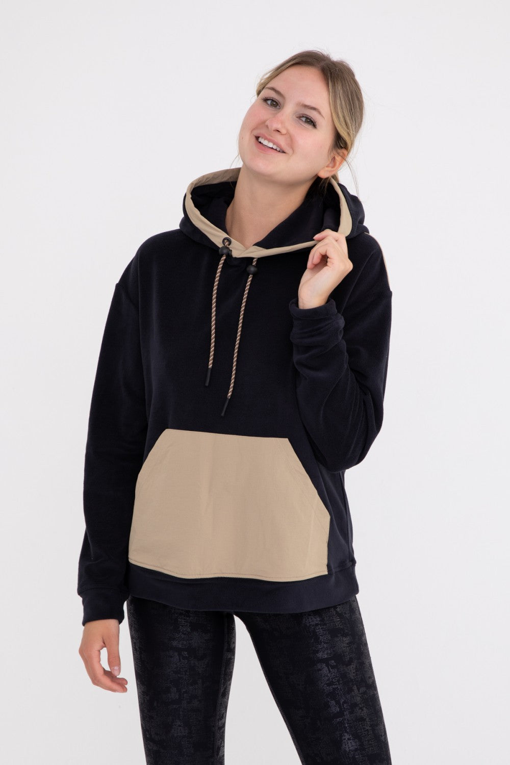 Colorblock Hooded Sweatshirt