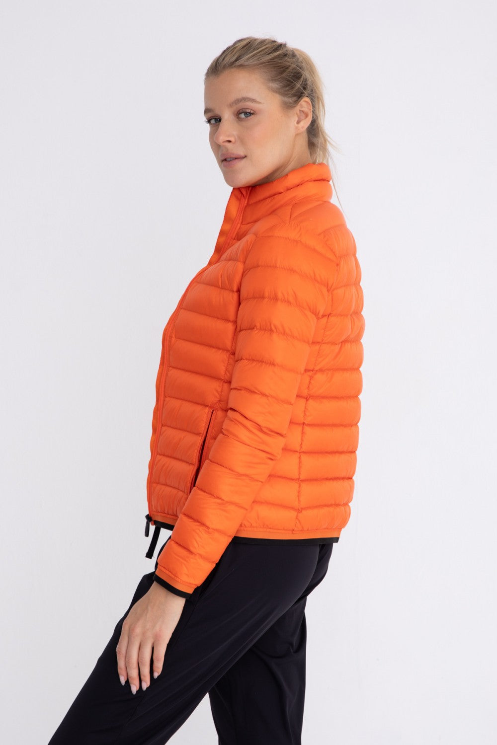 Mock Neck Padded Puffer Jacket