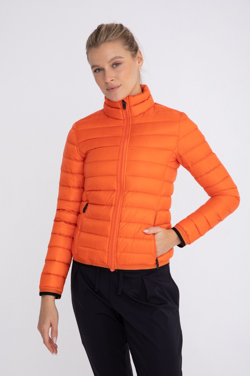 Mock Neck Padded Puffer Jacket