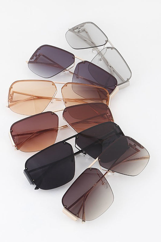 Square Aviator Sunglasses