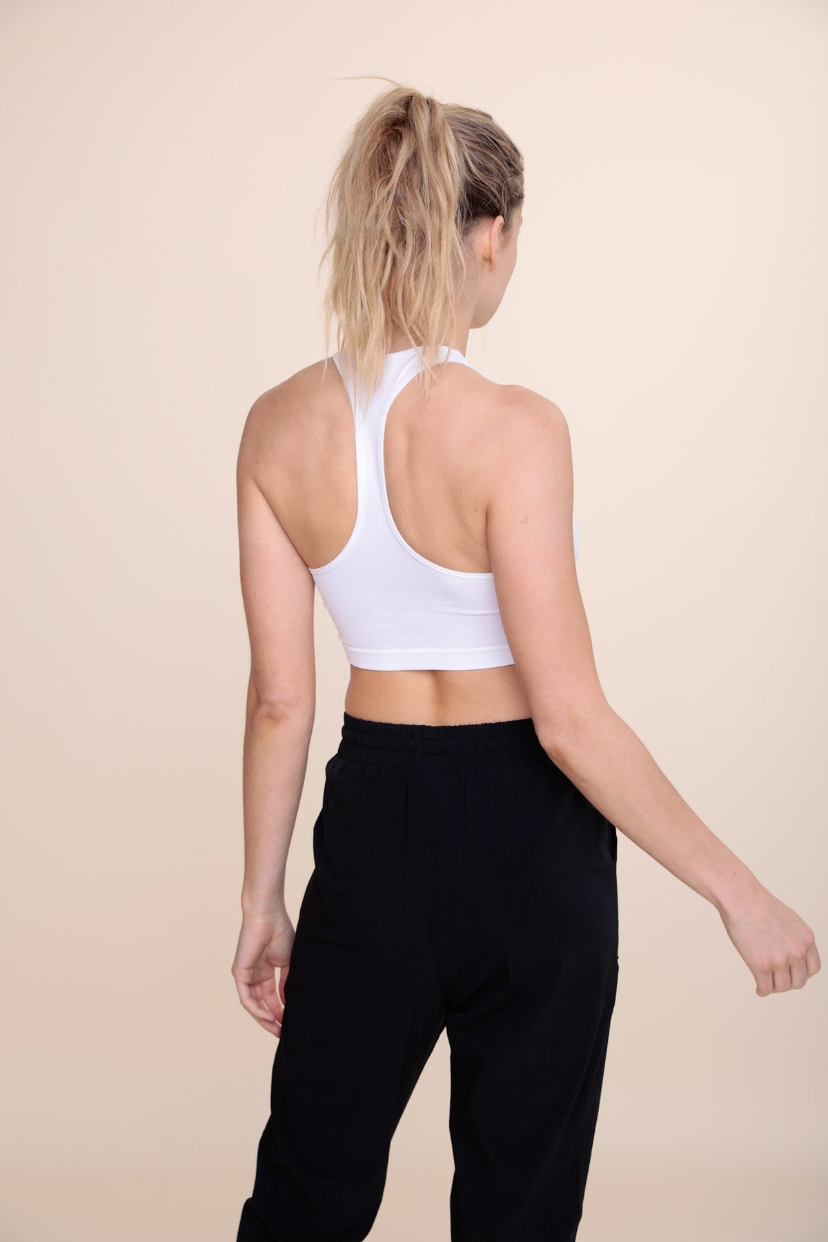 Racerback High Neck Sports Top