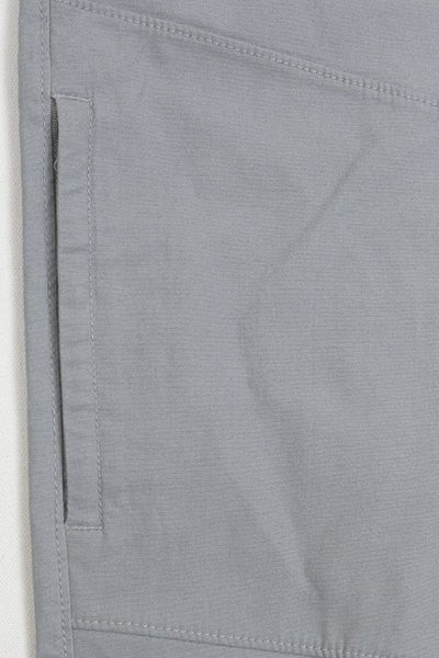 Cuffed Drawstring Jogger Pants Gray