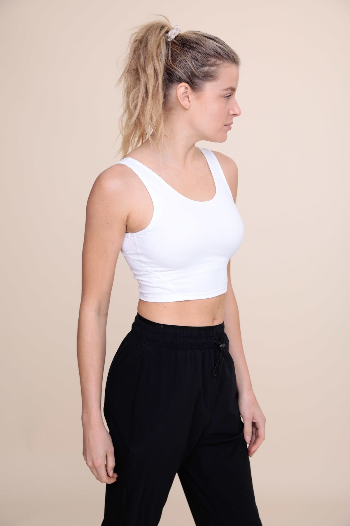 Scoop Neck Scoop Back Sports Top