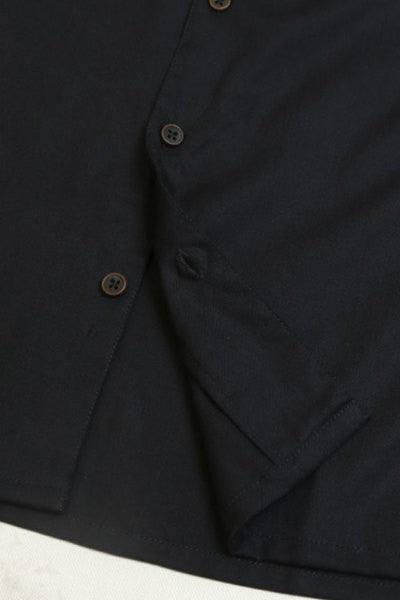 Short Sleeve Button Down Black