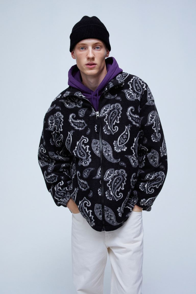 Pattern Fleece Jacket