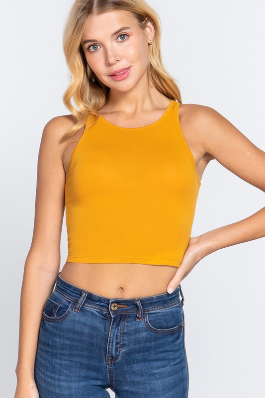 Crop Cotton Tank